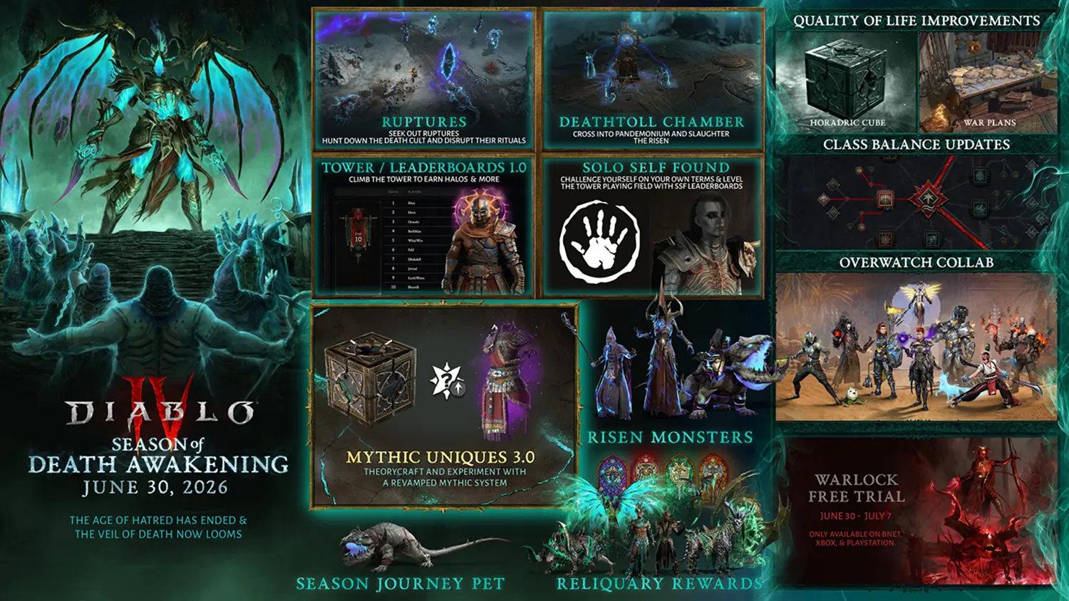 Diablo 4 Season 14 Details